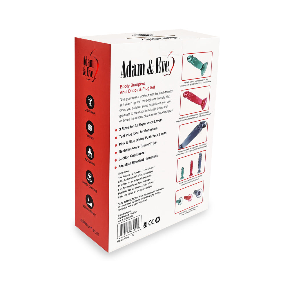Adam & Eve Booty Bumpers Dildo & Plug Kit8