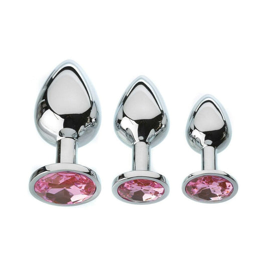 Adam & Eve Pink Gem Anal Plug Set1