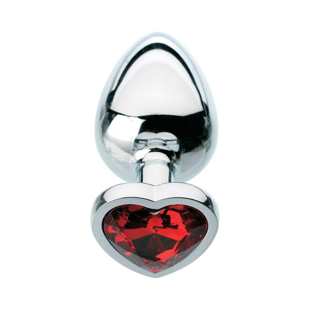 Adam & Eve Red Hearts Gem Anal Plug4