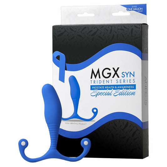 Aneros Trident Series MGX Syn Prostate Stimulator Special Edition Blue1