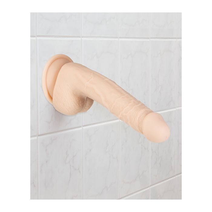B.M.S. Enterprises Addiction 9.4" Tristan Dildo - Beige 4