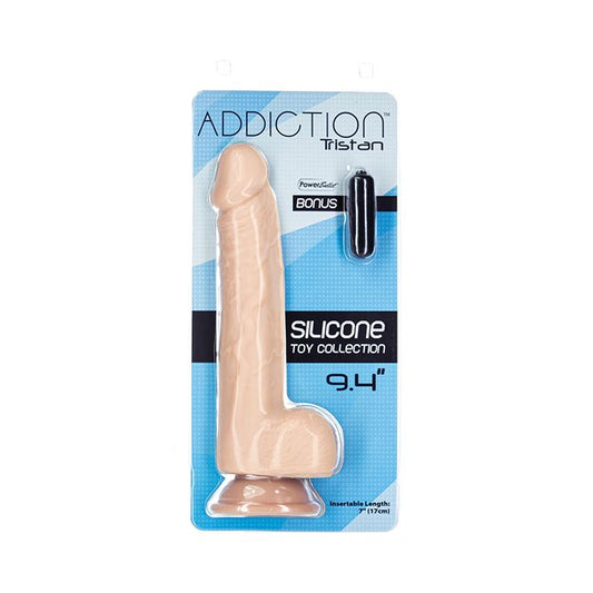 B.M.S. Enterprises Addiction 9.4" Tristan Dildo - Beige