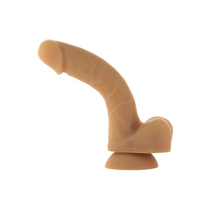B.M.S. Enterprises Addiction Andrew 8" Bendable Dong - Caramel 3