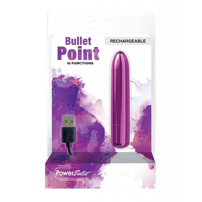 B.M.S. Enterprises Bullet Point Rechargeable Bullet - 10 Functions 2