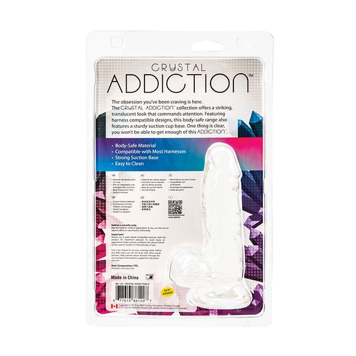 B.M.S. Enterprises Crystal Addiction Dong - Clear 2