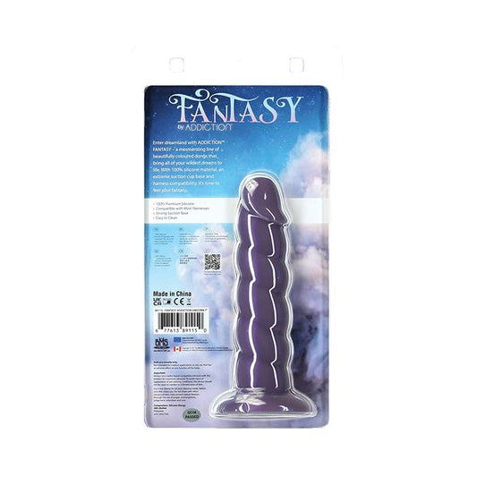 B.M.S. Enterprises Fantasy Addiction 7" Unicorn Dildo - Purple 1