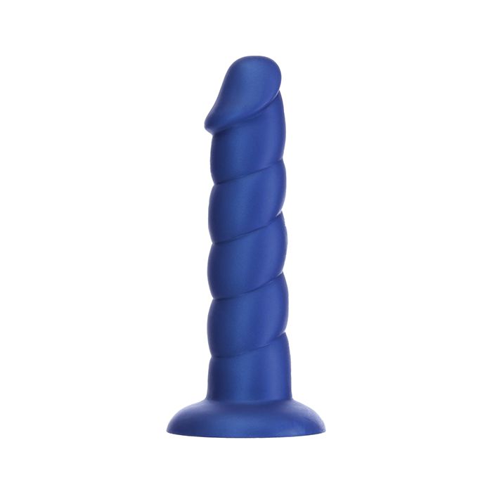 B.M.S. Enterprises Fantasy Addiction 8" Unicorn Dildo - Blue 2