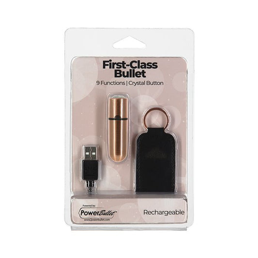 B.M.S. Enterprises First Class Mini Rechargeable Bullet w/Crystal - 9 Function 1