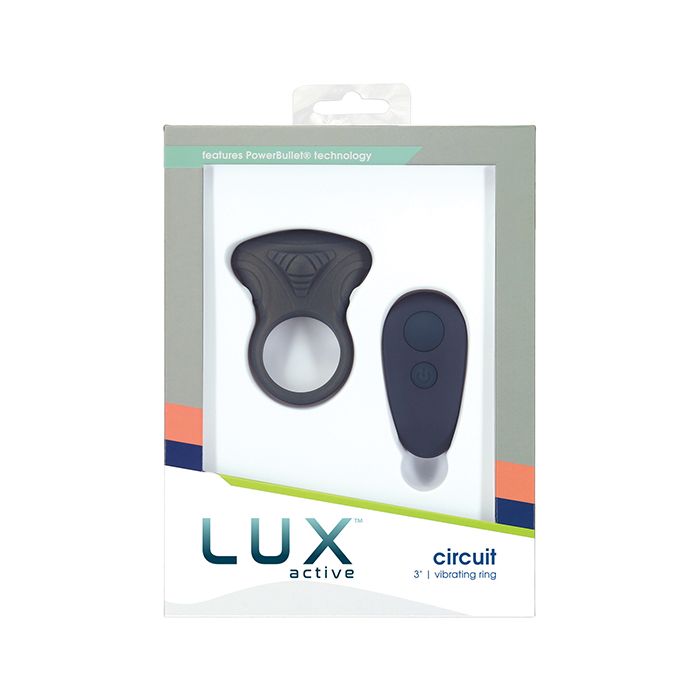 B.M.S. Enterprises Lux Active Circuit Vibrating Ring - Dark Blue