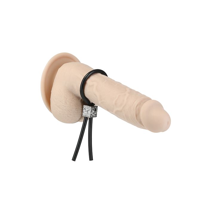 B.M.S. Enterprises Lux Active Tether Adjustable Cock Tie - Black 3