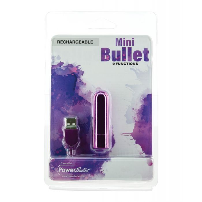 B.M.S. Enterprises Mini Bullet Rechargeable Bullet - 9 Functions 1