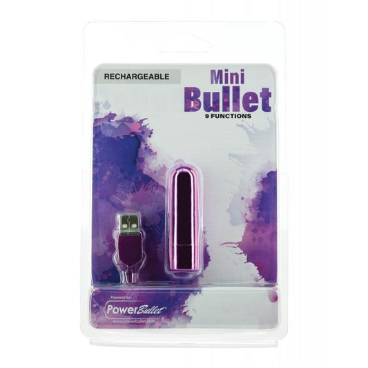 B.M.S. Enterprises Mini Bullet Rechargeable Bullet - 9 Functions 1