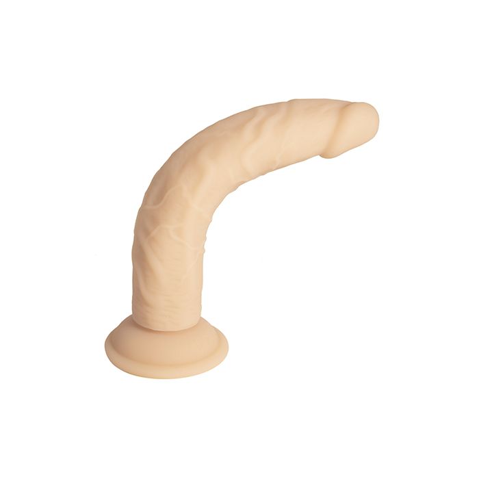 B.M.S. Enterprises Naked Addiction 9" Dual Density Silicone Dildo - Vanilla 2