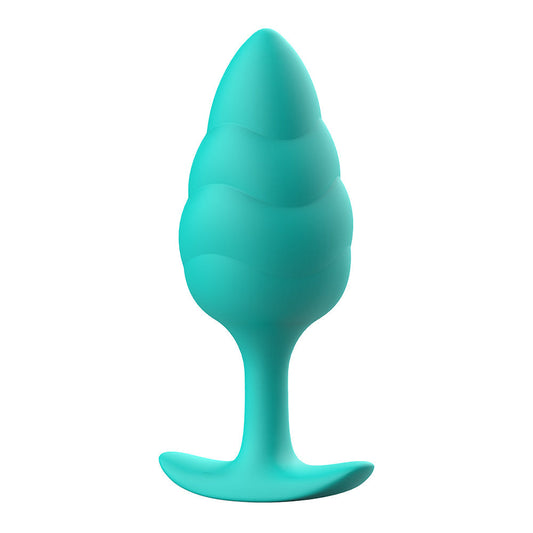 B Swish Bfilled Basic Plus Wave Anal Plug Seafoam1