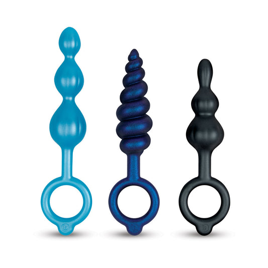b-Vibe Beaded Butties Bundle 3-Piece Anal Plug Set1