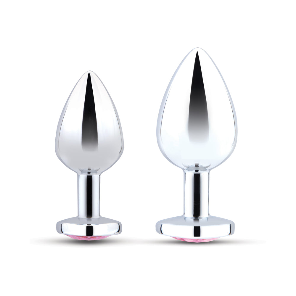 b-Vibe Jewel Metal Training Plug Set1