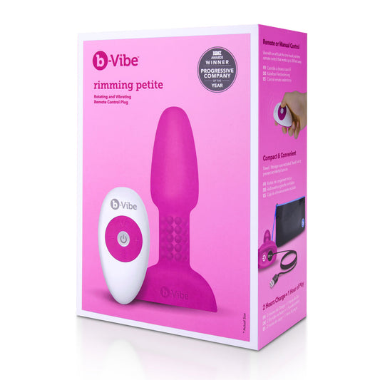 b-Vibe Rimming Petite Rotating and Vibrating Remote Control Plug1