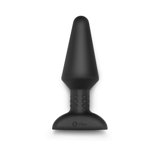 b-Vibe Rimming XL Rotating and Vibrating Remote Control Plug Black1