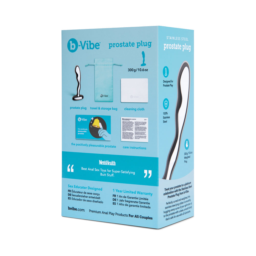 b-Vibe Stainless Steel Prostate Plug9
