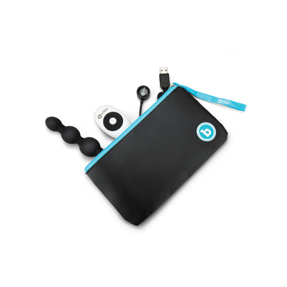 b-Vibe Triplet Rechargeable Remote-Controlled Vibrating Anal Beads Plug12
