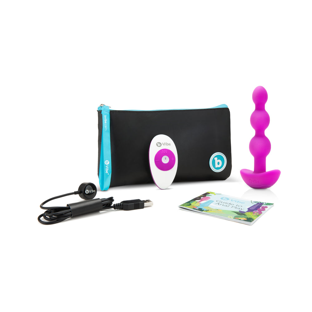 b-Vibe Triplet Rechargeable Remote-Controlled Vibrating Anal Beads Plug17