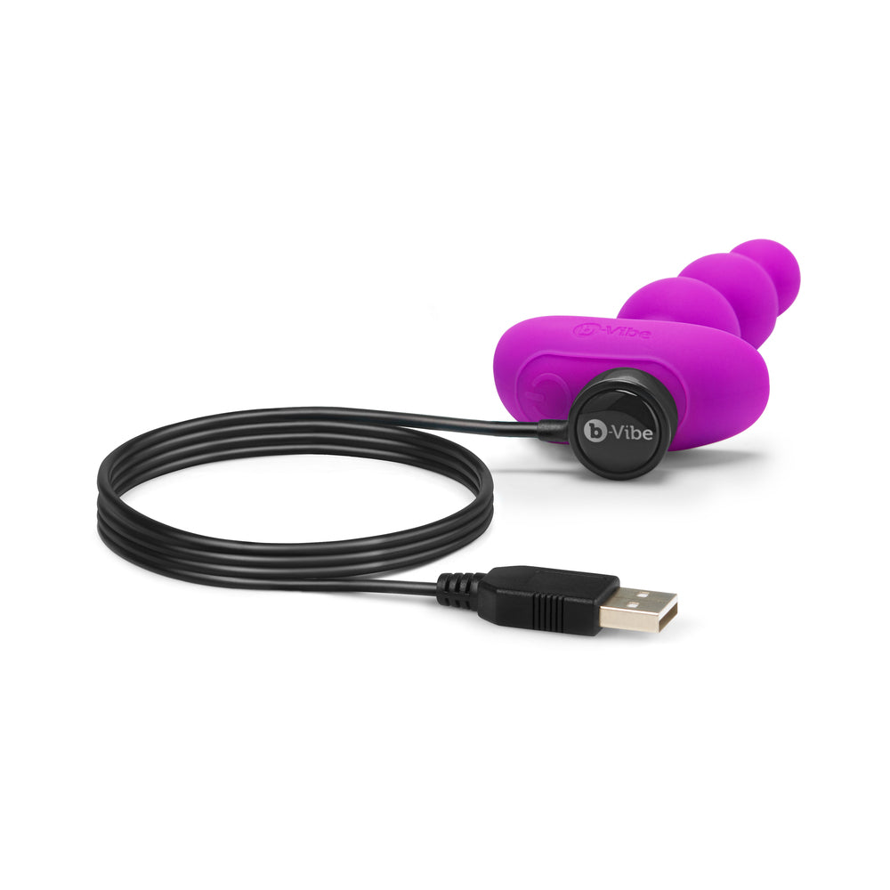 b-Vibe Triplet Rechargeable Remote-Controlled Vibrating Anal Beads Plug20
