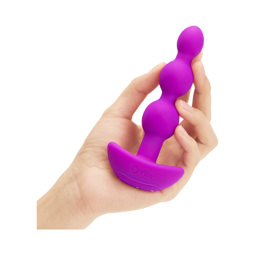 b-Vibe Triplet Rechargeable Remote-Controlled Vibrating Anal Beads Plug22
