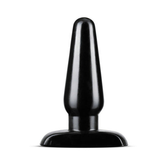 Blush Anal Adventures Basic Anal Plug Medium Black1