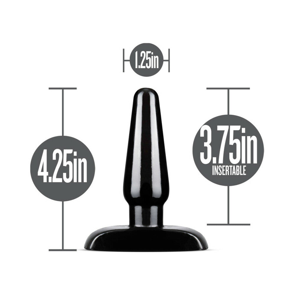 Blush Anal Adventures Basic Anal Plug Small Black4