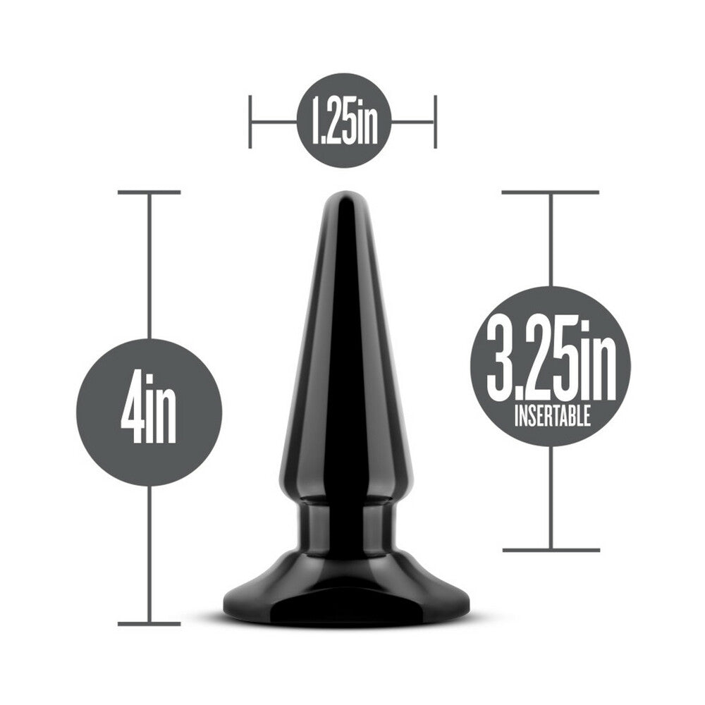 Blush Anal Adventures Basic Vibrating Anal Pleaser Remote-Controlled Plug Black5