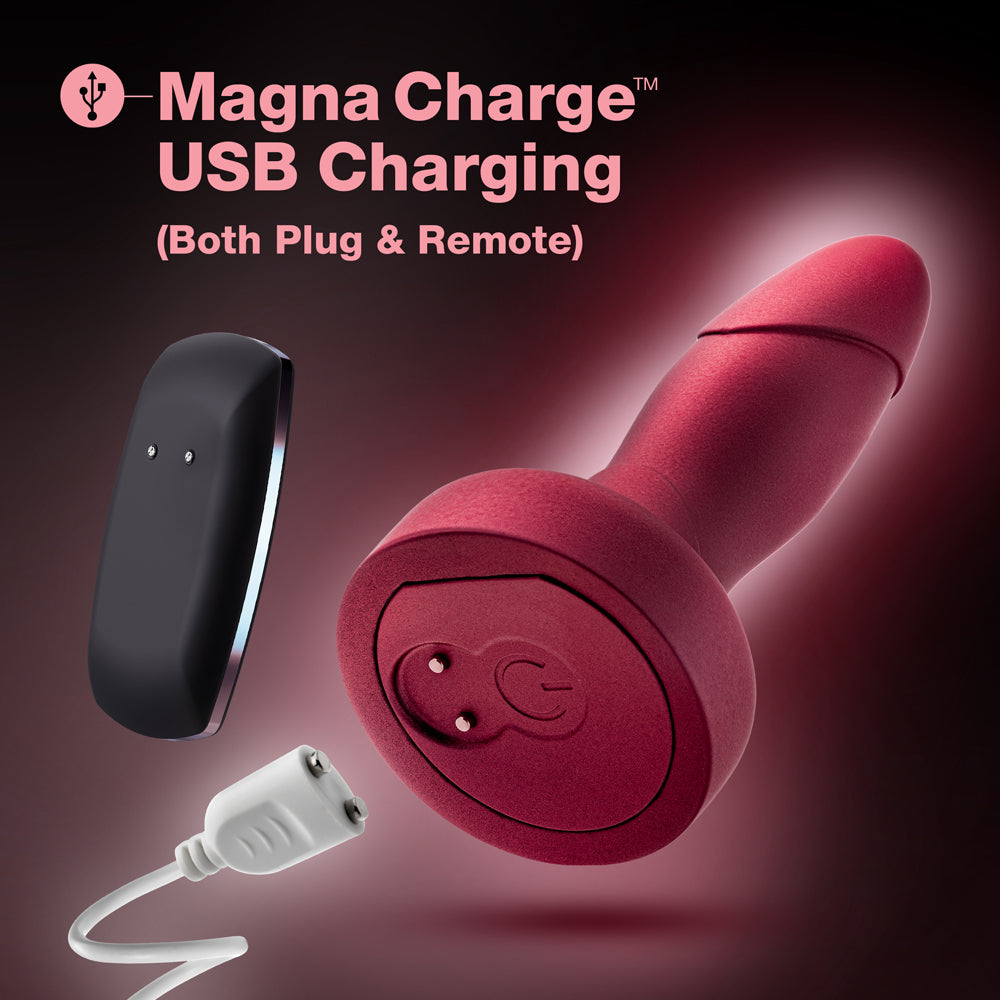 Blush Anal Adventures Matrix Atomic Plug with Remote Martian Wine7