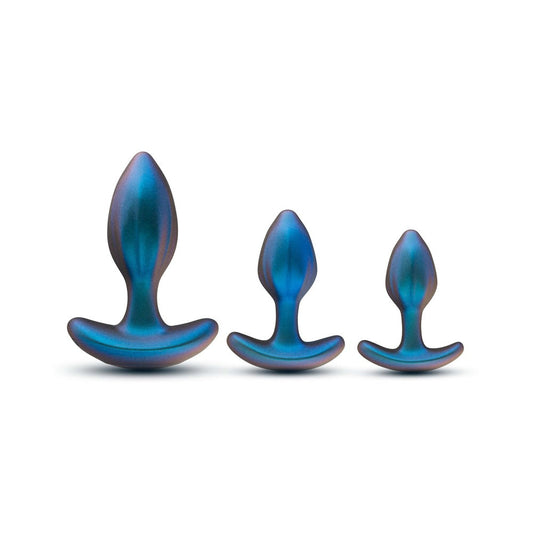 Blush Anal Adventures Matrix Cosmos Plug Kit Lunar Blue1