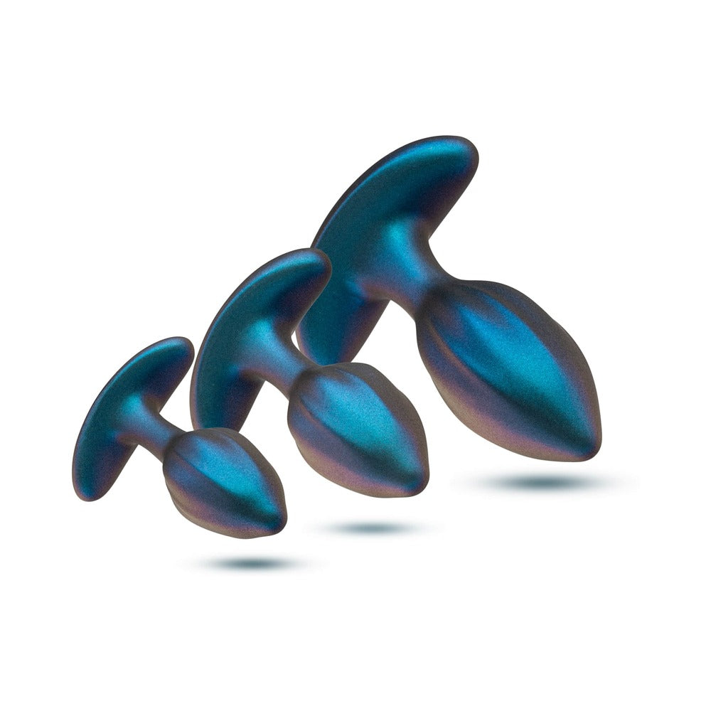 Blush Anal Adventures Matrix Cosmos Plug Kit Lunar Blue2