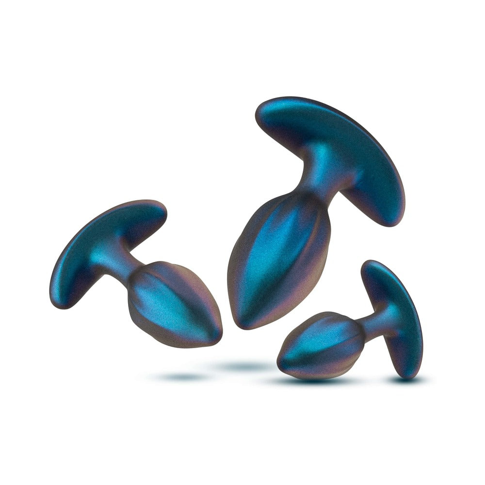Blush Anal Adventures Matrix Cosmos Plug Kit Lunar Blue3