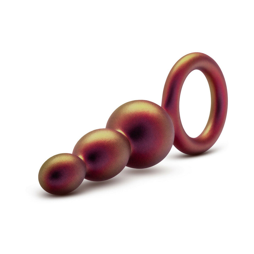 Blush Anal Adventures Matrix Silicone Beaded Loop Plug Copper3