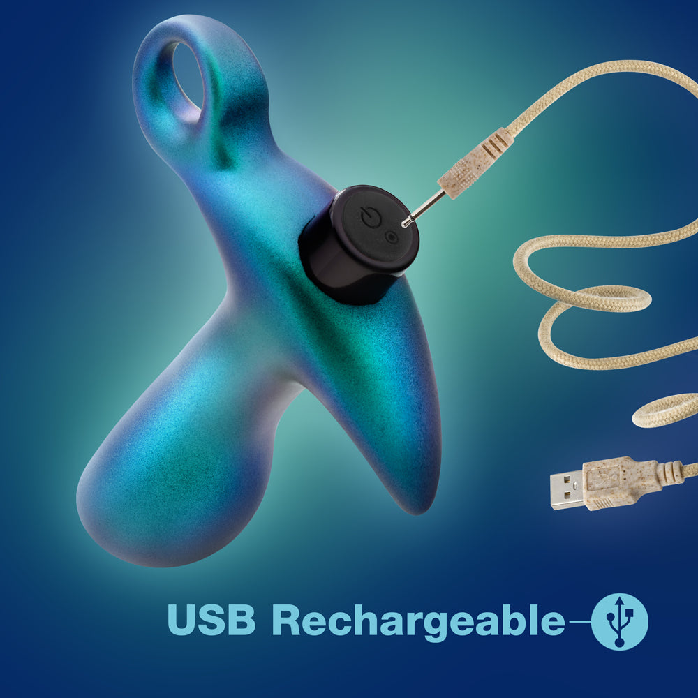 Blush Anal Adventures Matrix Teleportation Plug Lunar Blue7