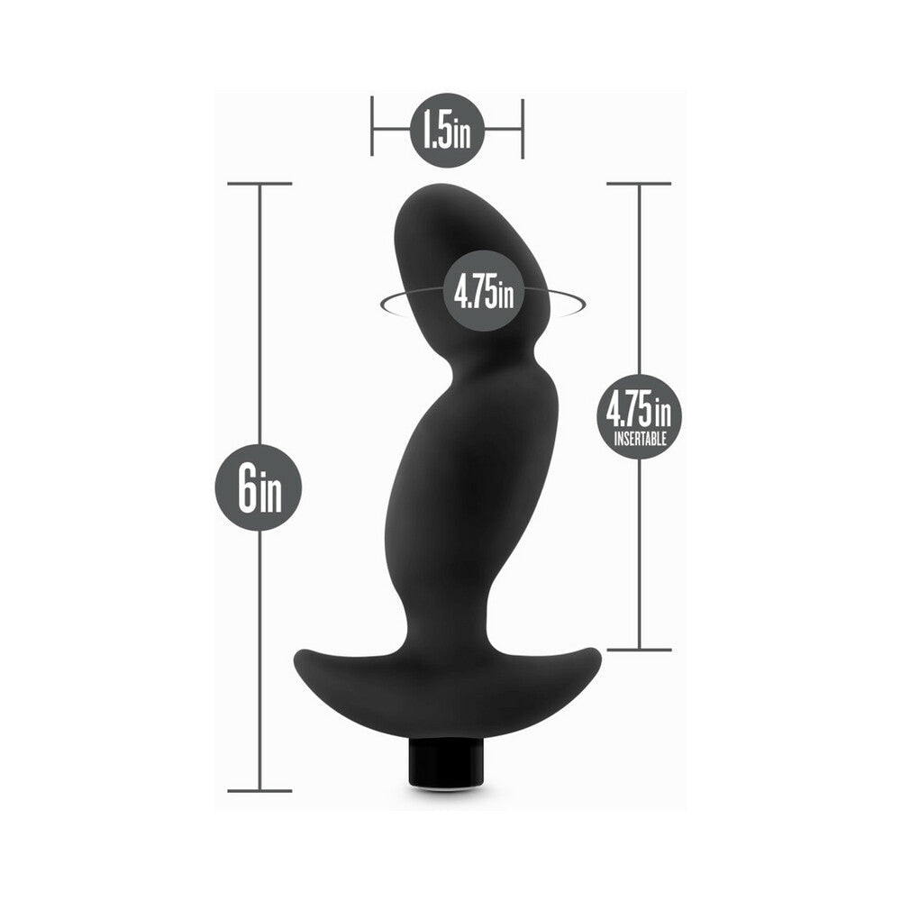 Blush Anal Adventures Platinum Silicone Rechargeable Vibrating Prostate Massager 046