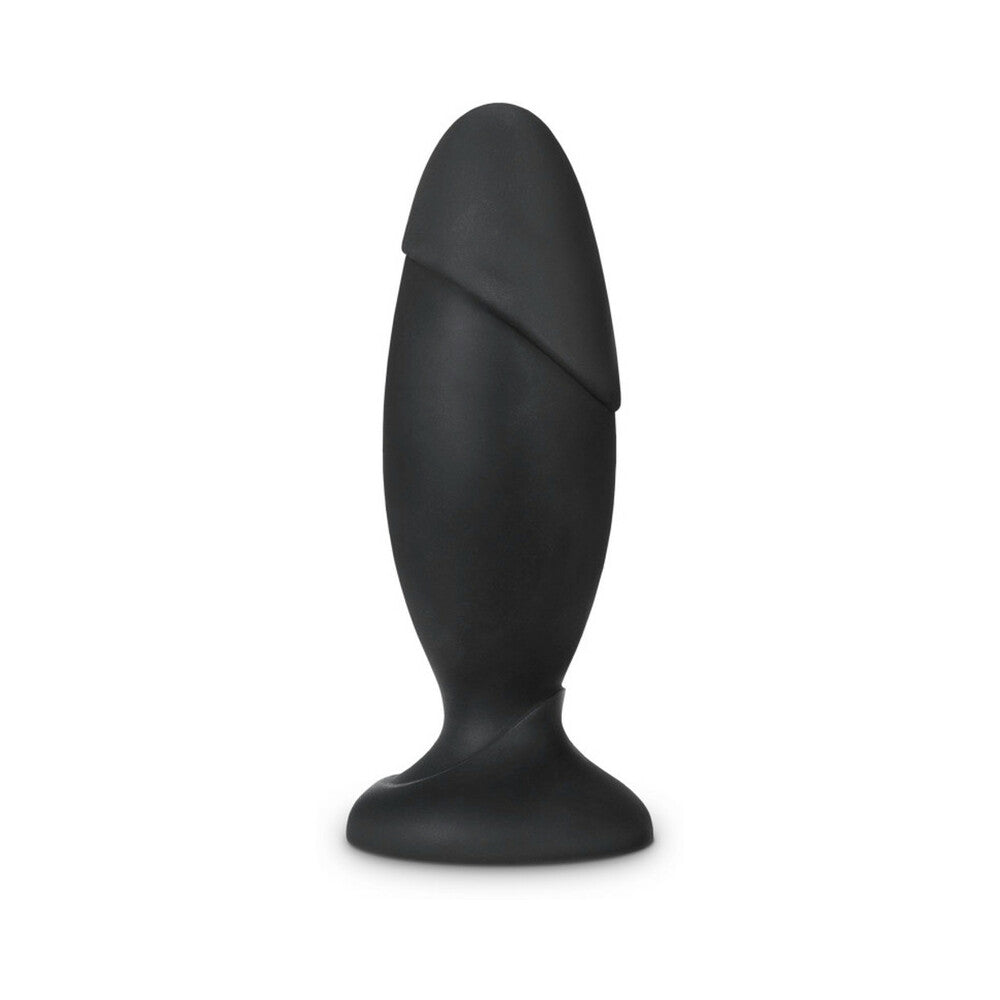 Blush Anal Adventures Platinum Silicone Rocket Plug Black1