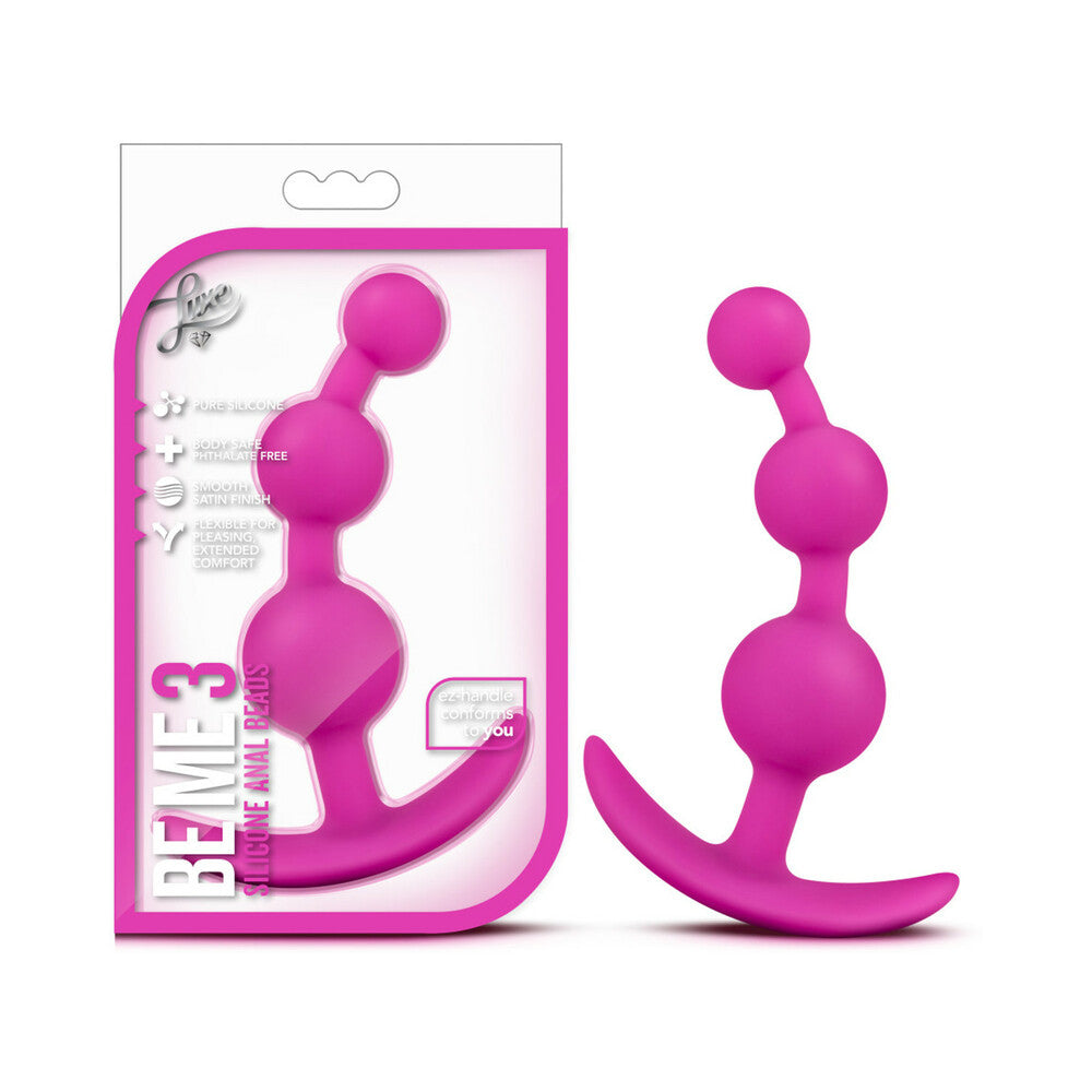 Blush Luxe Be Me 3 Silicone Anal Beads Plug1