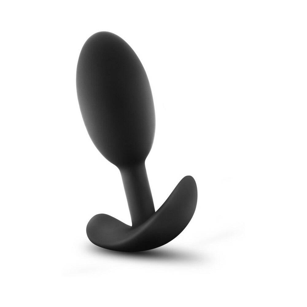 Blush Luxe Wearable Vibra Slim Plug Medium Black 2