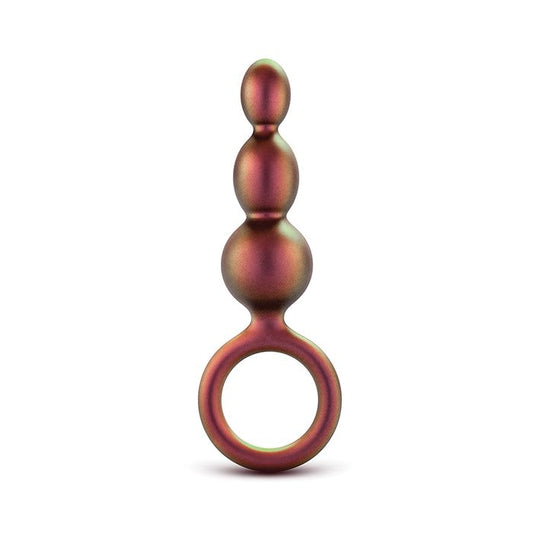 Blush Novalties Anal Adventures Matrix Beaded Loop Plug - Copper 1