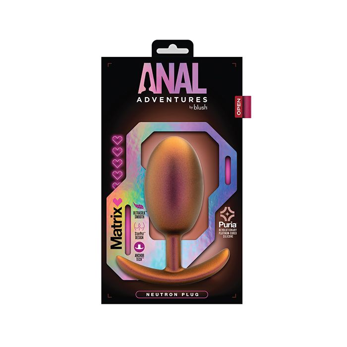 Blush Novalties Anal Adventures Matrix Neutron Plug - Copper 4