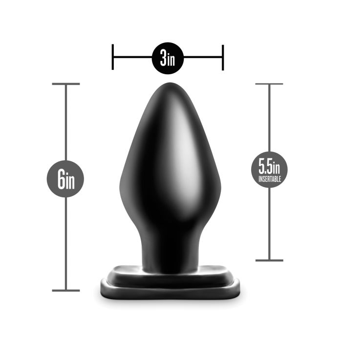 Blush Novalties Anal Adventures Plug - Black 8
