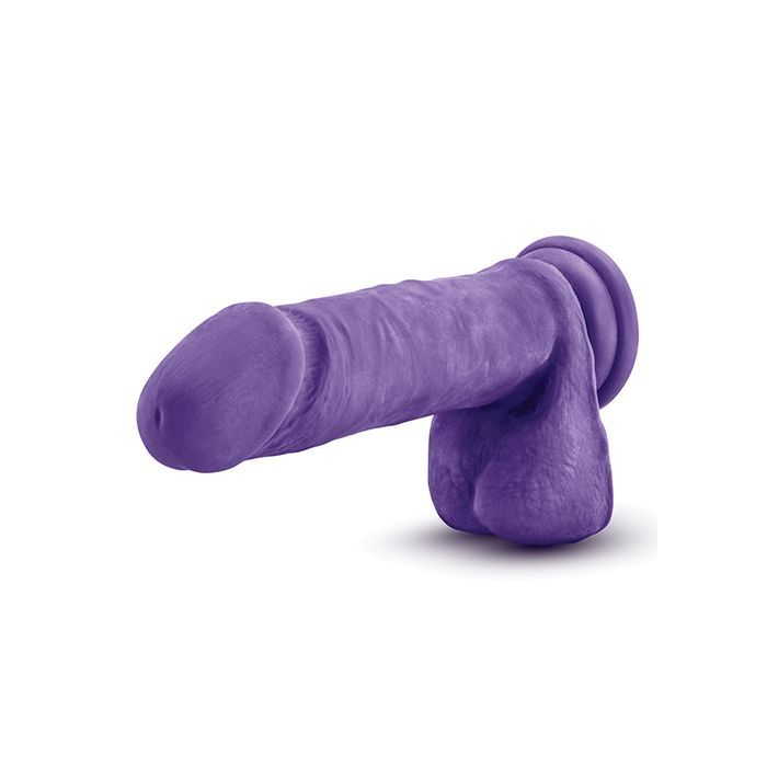 Blush Novalties Au Naturel Bold Hero 8" Dildo - Purple 2
