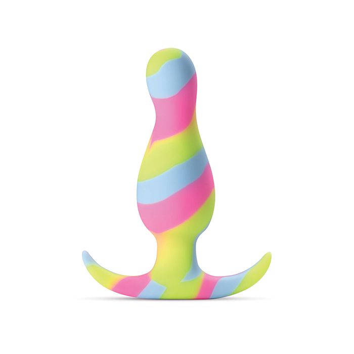 Blush Novalties Avant Kaleido Silicone Plug - Lime 1