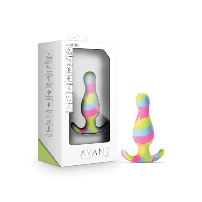 Blush Novalties Avant Kaleido Silicone Plug - Lime