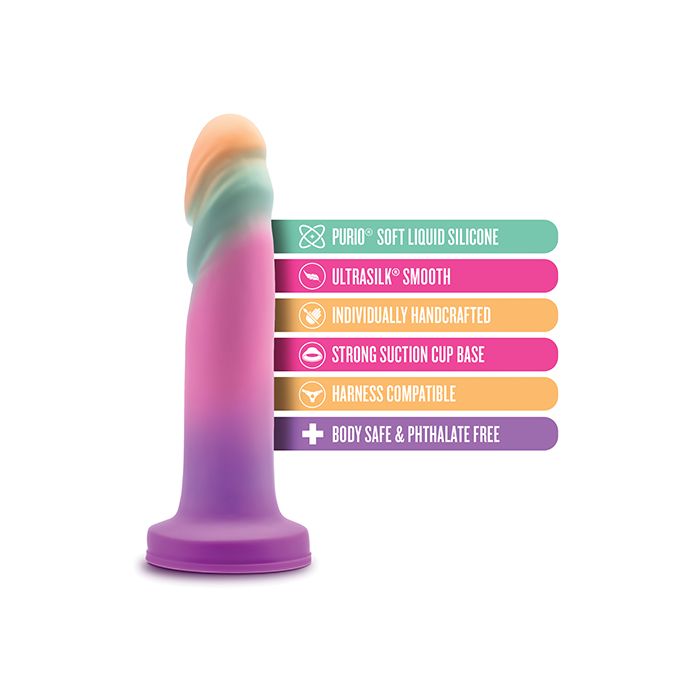 Blush Novalties Avant Sunrise Gaze Silicone Dildo - Sherbet 4