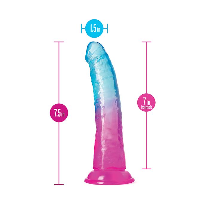 Blush Novalties B Yours 7" Beautiful Sky Dildo - Sunset 3