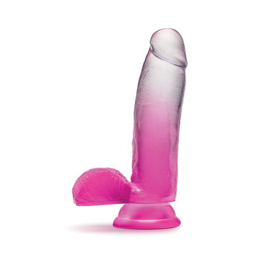 Blush Novalties B Yours 7" Sugar Magnolia Dildo - Fuchsia 1