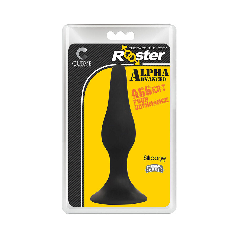 Curve Novelties Toys Rooster Alpha Advanced Silicone Anal Plug with Suction Cup